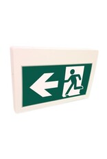 Plastic Housing Running Man Exit Sign w/Backlit
