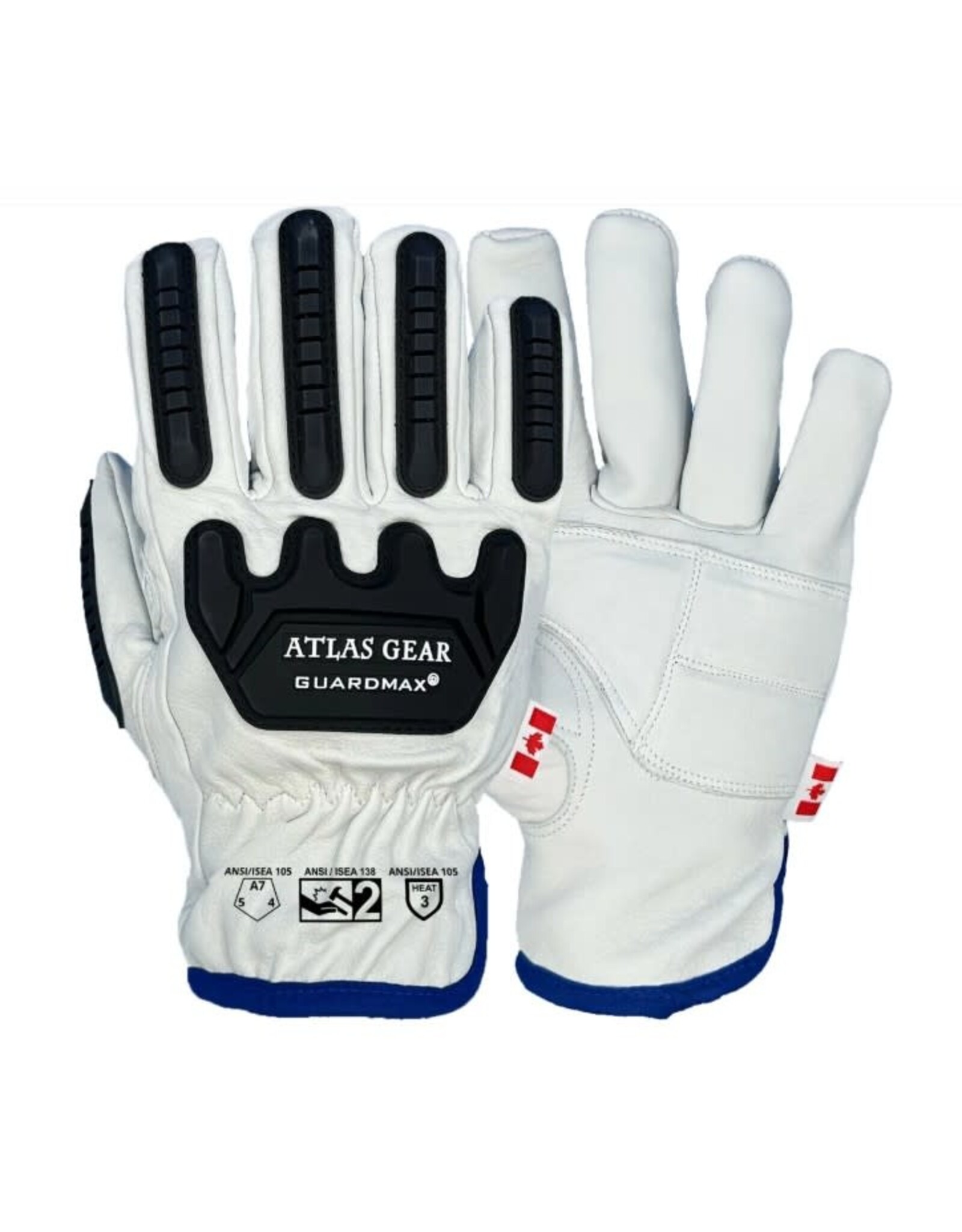 Atlas Guardmax Padded Palm Glove w/I2, H3, A7