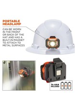 Ergodyne Skullerz 8973LED Premium Vented Full Brim Hard Hat
