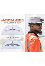 Ergodyne Skullerz 8973LED Premium Vented Full Brim Hard Hat