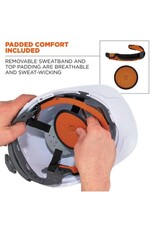 Ergodyne Skullerz 8973LED Premium Vented Full Brim Hard Hat