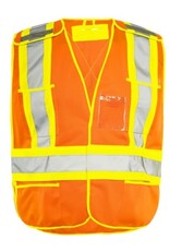 Ground Force Solid 5 Pt. Tear Away Vest, Universal, Orange