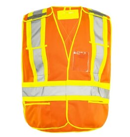 Ground Force Solid 5 Pt. Tear Away Vest, Universal, Orange