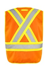Ground Force Solid 5 Pt. Tear Away Vest, Universal, Orange