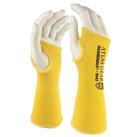 Atlas FR Aramid Guard-Max A3 Cut/Heat Resistant Sleeve, 10" w/Thumb Hole