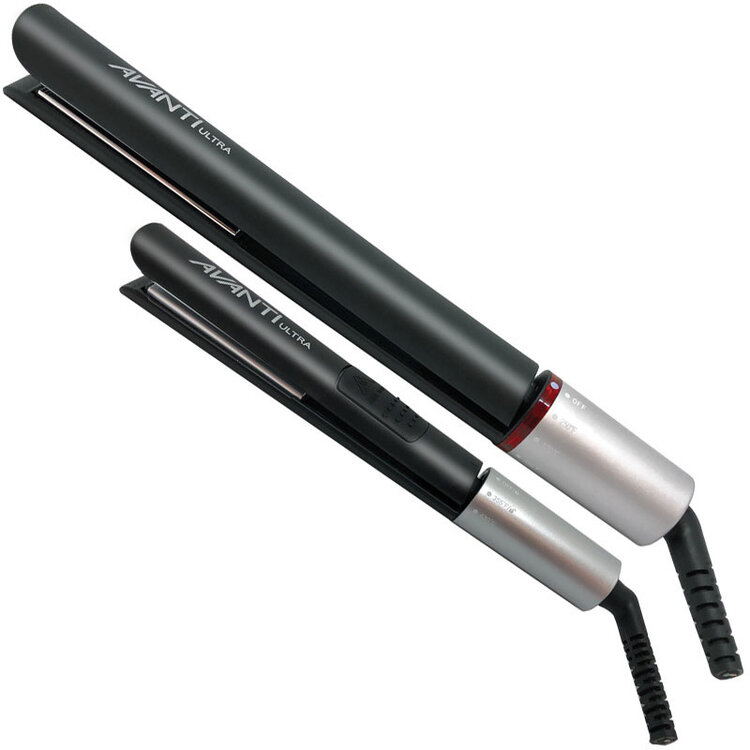 AVANTI Titanium Flat Iron 1'' + Titanium Mini Flat Iron 3/4'' - AVTLMPP2C