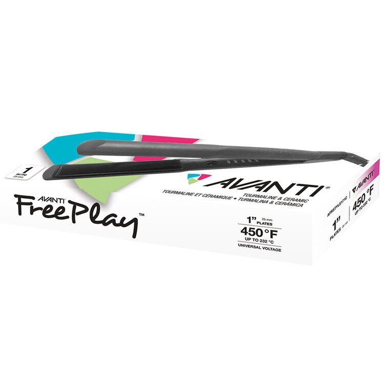 AVANTI Tourmaline | Ceramic Flat Iron 1'' - AFRSTYLE171C