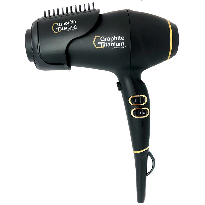 Babyliss Pro Graphite Titanium Ionic Hairdryer Industria Coiffure
