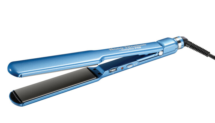 BABYLISSPRO Nano-Titane | Fer Plat Nano Titane | Céramique 1-1/2'' - Lissage Parfait et Protection Optimale BNT4073C