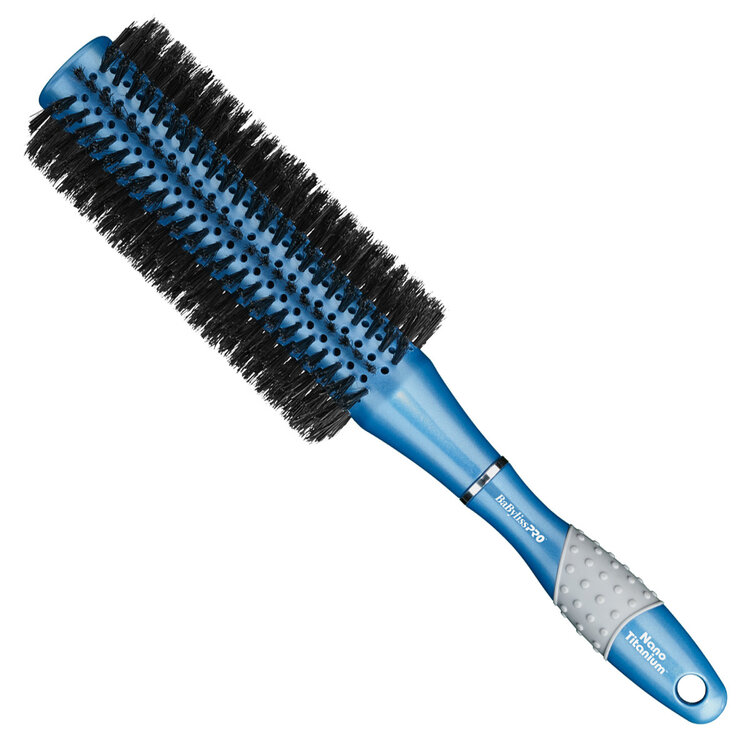 BABYLISSPRO Nano Titanium Boar - Nylon Bristles - Brush 32 mm - BABNTMBBN
