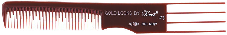 KREST Lift Comb | Peigne Fourchette - Outil Professionnel de Coiffure - GOLDI-3C