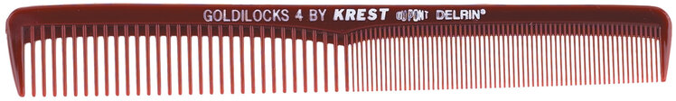KREST Peigne à Vagues | Peigne à Vagues Doté d'une Règle - Précision et Style - GOLDI-4C