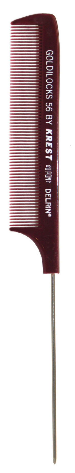 KREST Pin Tail Comb - Precise Hair Tool - GOLDI-56TC