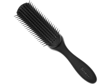 DENMAN Original 7-Row Brush Black Finish