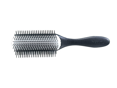 DENMAN Large 9-Row Brush Textured Handle