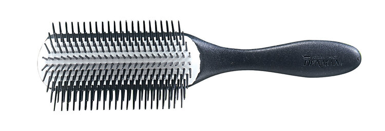 DENMAN Large 9-Row Brush Textured Handle - Comfortable Grip - D-4NC