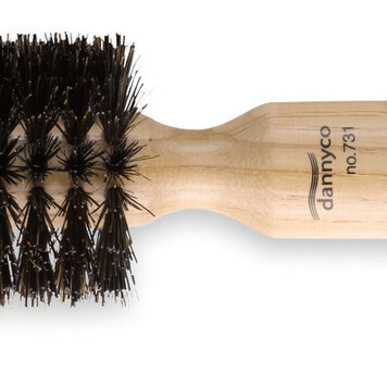 DANNYCO Brosse | Brosse avec Manche en Bois de Chêne