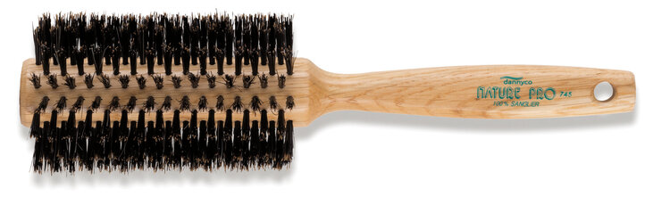 DANNYCO Brosse | Brosse en Poils de Sanglier - Naturelle et Efficace
