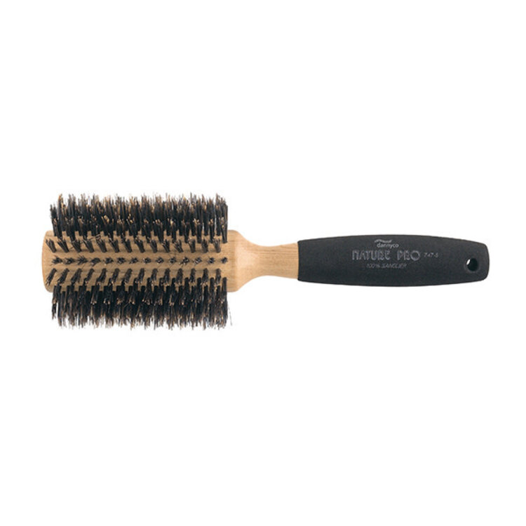 DANNYCO Brosse en Poils de Sanglier avec Manche d'éponge