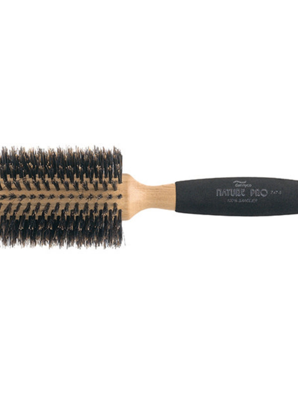 DANNYCO Brush with Natural Boar - Sponge handle