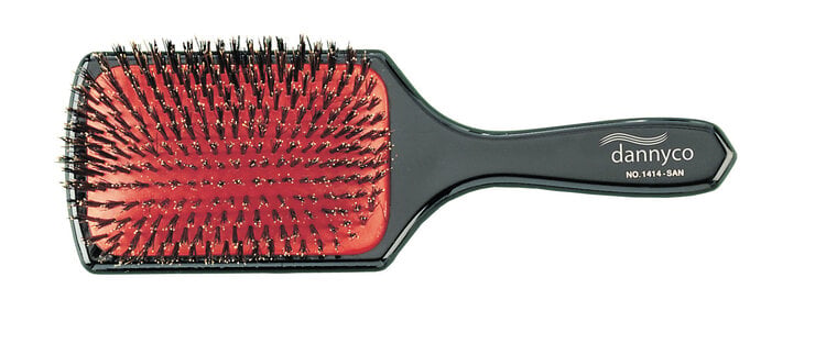 DANNYCO Grande Brosse | Brosse à Poils de Sanglier - Brosse Rectangulaire Large - 1414SANC