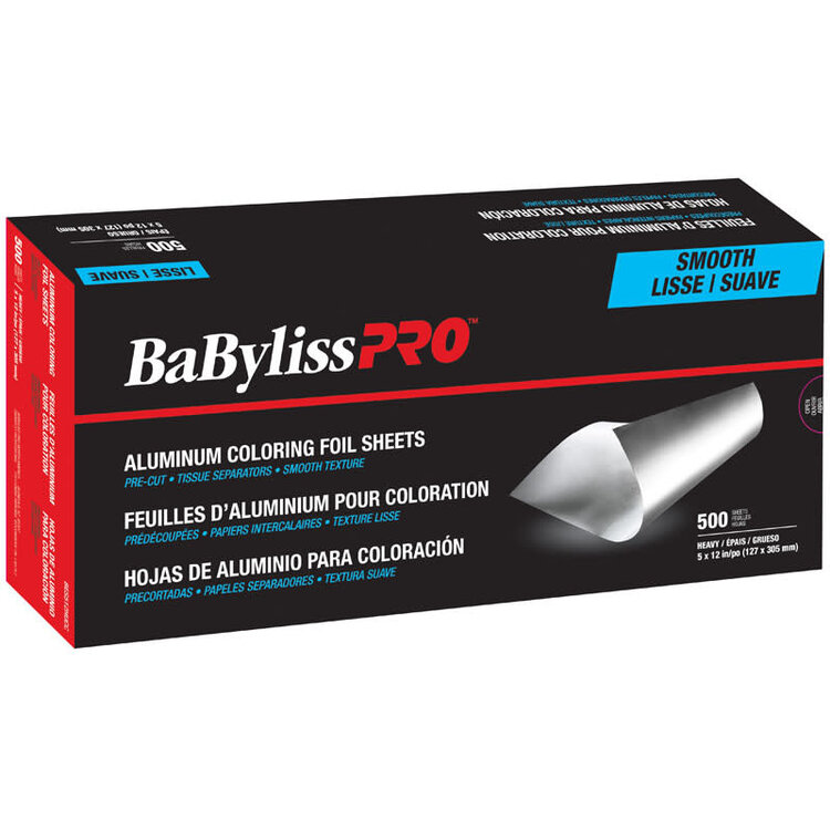 BABYLISSPRO Feuilles  de Papier D'aluminium Épais Prédécoupées