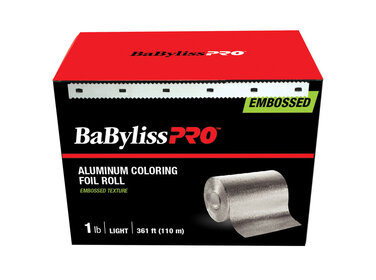 BABYLISSPRO Rouleaux de Papier D'aluminium  Texture Gaufrée 1 LB