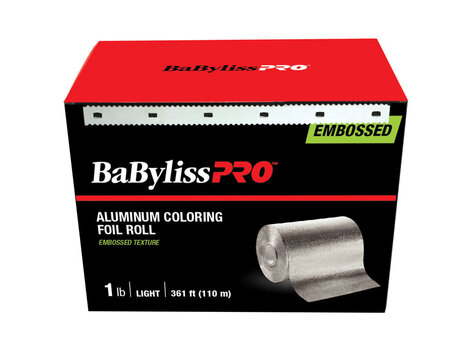 BABYLISSPRO Rouleaux de Papier D'aluminium  Texture Gaufrée 1 LB