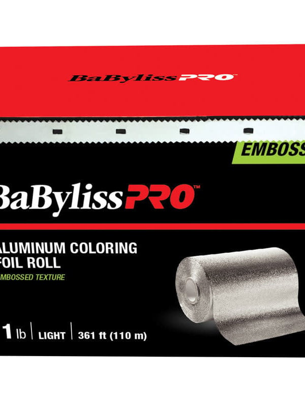 BABYLISSPRO Rouleaux de Papier D'aluminium  Texture Gaufrée 1 LB