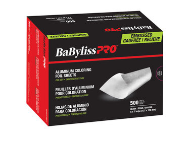 BABYLISSPRO Feuilles de Papier D'aluminium Épais Prédécoupées