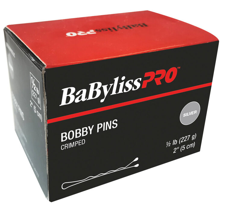 BABYLISSPRO Crimped Bobby Pins 2" 1/2LB-Box