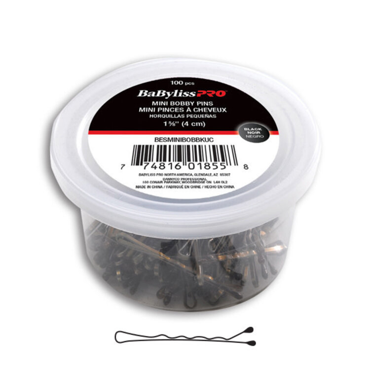 BABYLISSPRO Minis Épingles à Cheveux Gaufrées - Maintien Parfait (1-5/8")