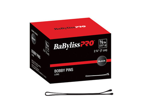 BABYLISSPRO 2-3/4" Long and Flat Bobby Pins