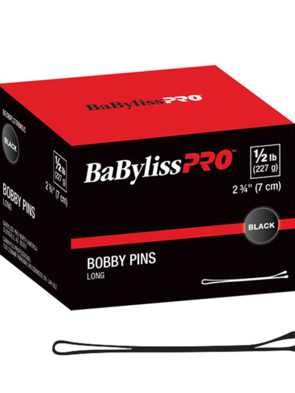 BABYLISSPRO 2-3/4" Long and Flat Bobby Pins