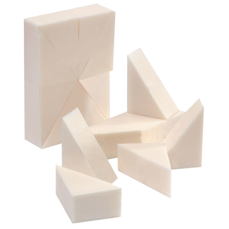 SILKLINE Foam Make Up Applicator 24 per Bag - SL24WEDGC