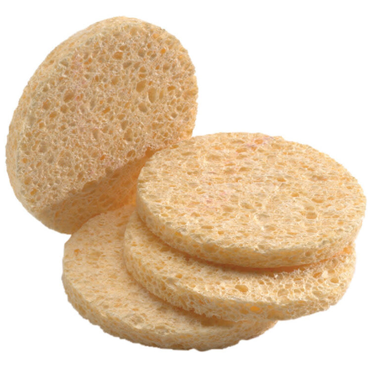 SILKLINE Natural Cellulose Sponges 12 per Bag - SL12SPONGEC