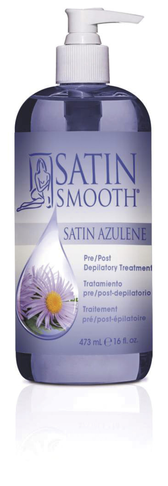 SATIN SMOOTH Azulene Pre and Post Depilatory 473ml - SS814211