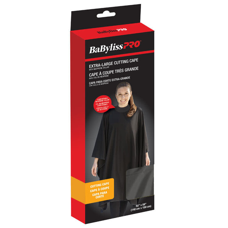 BABYLISSPRO Neoprene Collar Cutting Cape - BESNEOPUCC