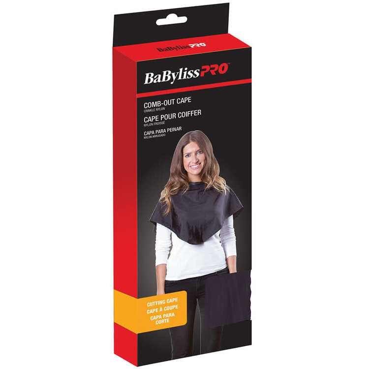 BABYLISSPRO Crinkle  Nylon Comb-Out Cape - BESCOMOUTUCC