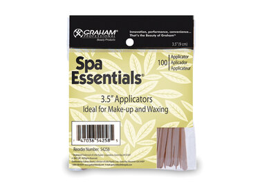 GRAHAM BEAUTY Applicateurs en bois- Bouts Pointu et Arrondie 3-1/2''