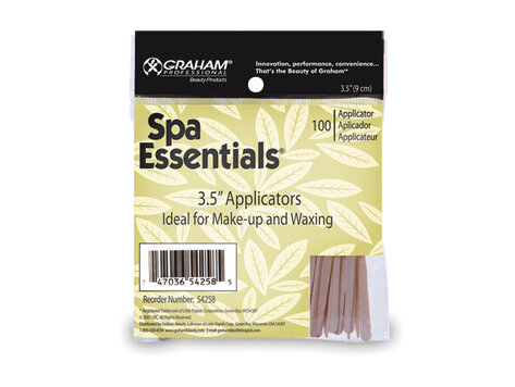GRAHAM BEAUTY Applicateurs en bois- Bouts Pointu et Arrondie 3-1/2''