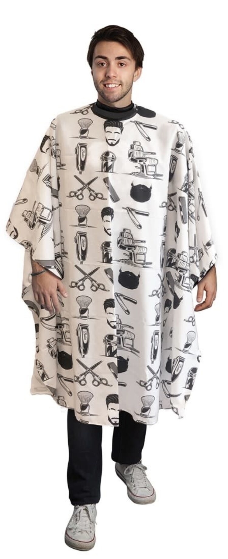 BABYLISSPRO Barber Motif Cutting Cape - BESBAR2UCC