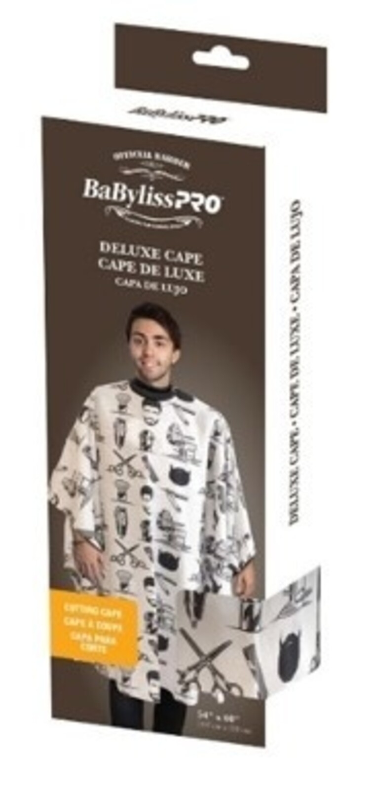 BABYLISSPRO Barber Motif Cutting Cape - BESBAR2UCC