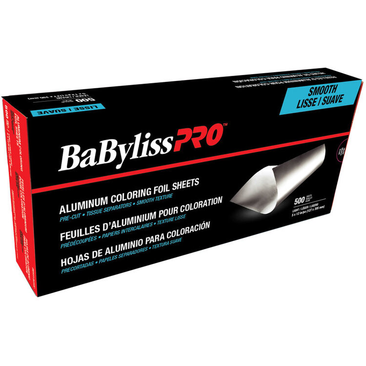 BABYLISSPRO Feuilles de Papier D'aluminium Minces  Prédécoupées