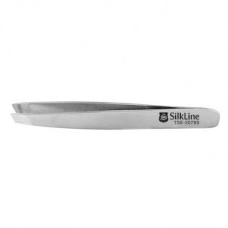 SILKLINE Mini Slanted Tip Tweezers - TSE2079SNC