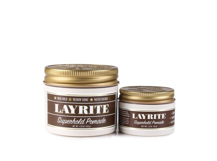 LAYRITE DELUXE Original Pomade 特大 Layrite Deluxe Men's Original Pomade, Medium Hold, High