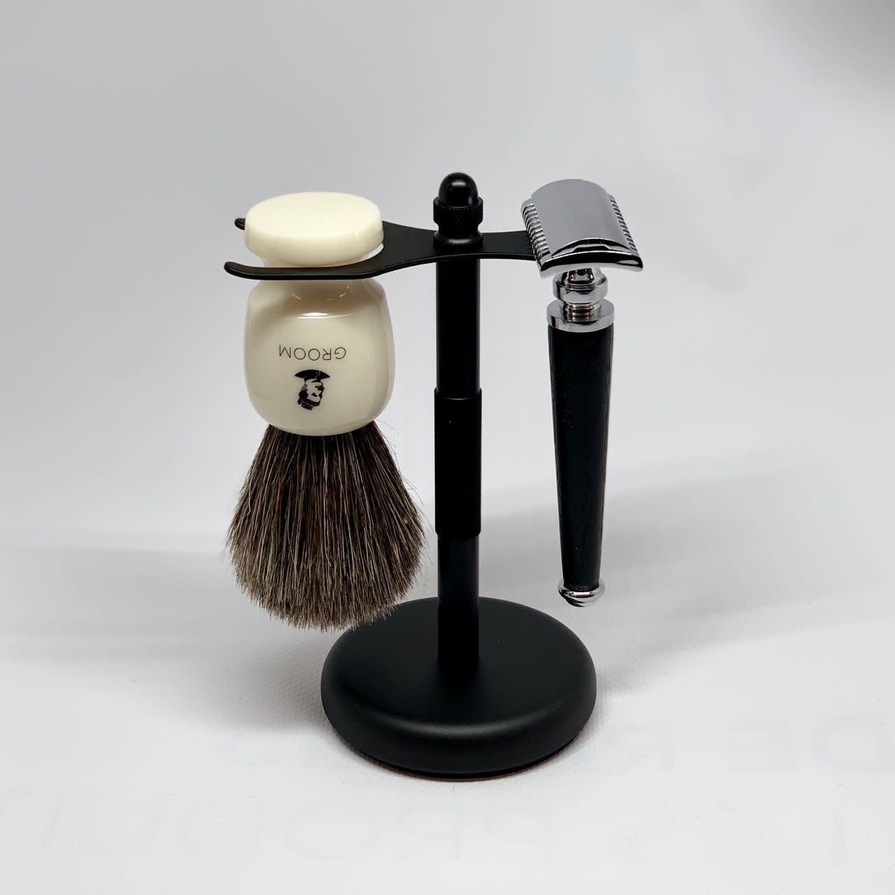 Shaving Brush and Razor Stand