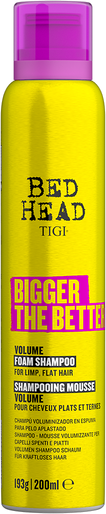 BED HEAD | BIGGER THE BETTER Shampooing Mousse Volume 193g (200ml)