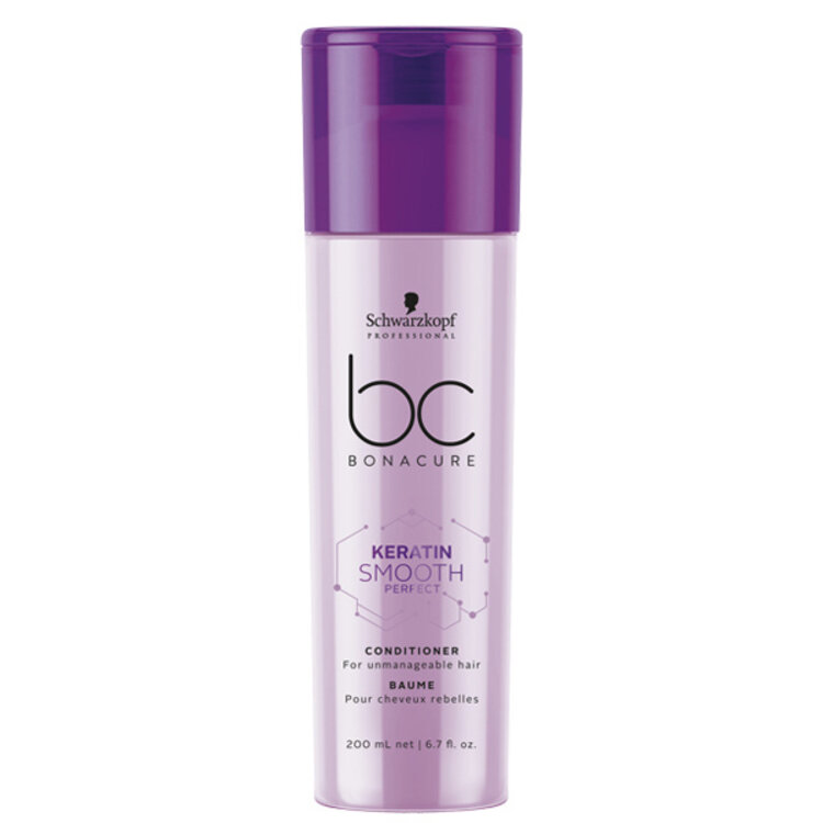 SCHWARZKOPF BONACURE | KERATIN SMOOTH PERFECT Conditioner 200ml (6.7 oz)