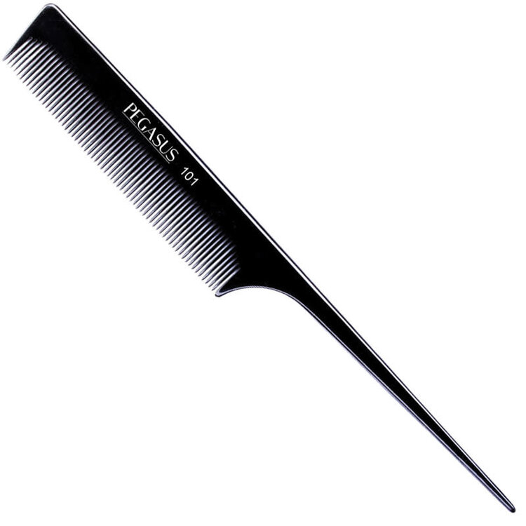 PEGASUS Hard Rubber Pin Tail Comb 8''- PEG211C